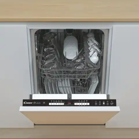 ⁨Candy Dishwasher CDIH 1L952 Built-in, Width 44.8 cm, Number of place settings 9, Number of programs 5, Energy efficiency class F⁩ at Wasserman.eu