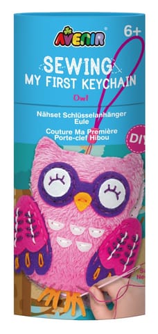 ⁨Zestaw Uszyj brelok do kluczy - Sowa⁩ w sklepie Wasserman.eu