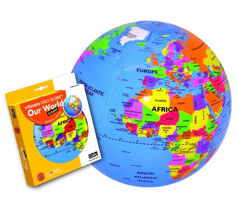 ⁨Piłka Caly Globus 30 cm - Nasz świat⁩ w sklepie Wasserman.eu