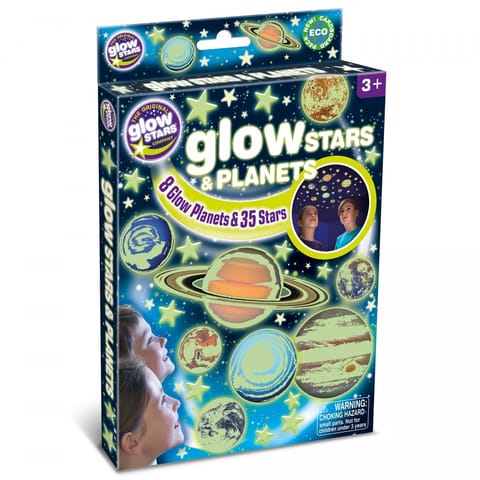 ⁨Wall stickers Brainstorm Glow stars and planets⁩ at Wasserman.eu