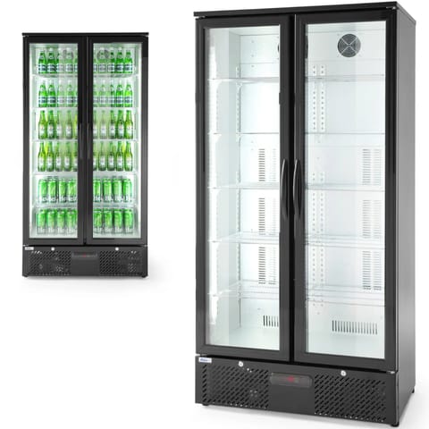 ⁨Bar refrigerator for drinks 2-door width 90cm 458L⁩ at Wasserman.eu