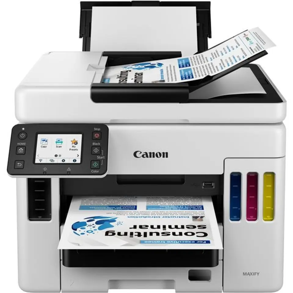 ⁨Canon MAXIFY GX7050 Colour, Inkjet, Colour Inkjet Multifunction Printer, A4, Wi-Fi, Grey/Black⁩ at Wasserman.eu