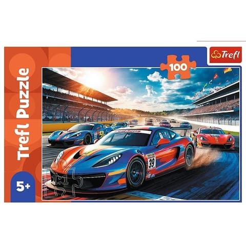 ⁨Puzzle 100 pieces Fast cars⁩ at Wasserman.eu