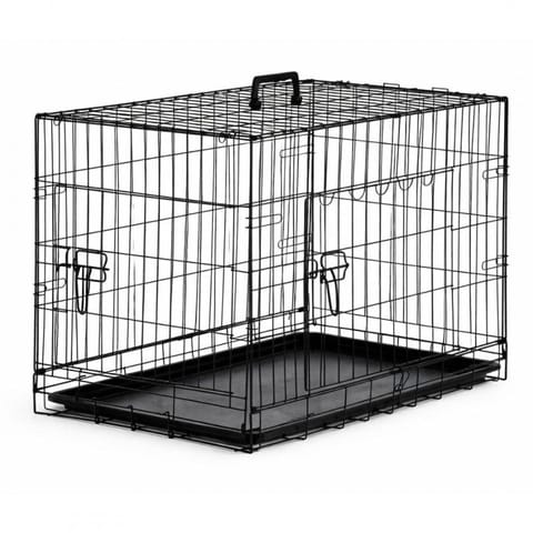 ⁨KLATKA KENNELOWA METALOWA KOJEC Transporter dla PSA KOTA, L 91x60x67cm KOT33⁩ w sklepie Wasserman.eu