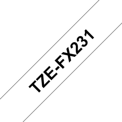 ⁨Brother TZE-FX231 LAMINATED TAPE 12MM⁩ w sklepie Wasserman.eu