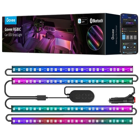 ⁨Govee RGBIC Interior Car Lights Smart strip light Transparent Bluetooth⁩ at Wasserman.eu