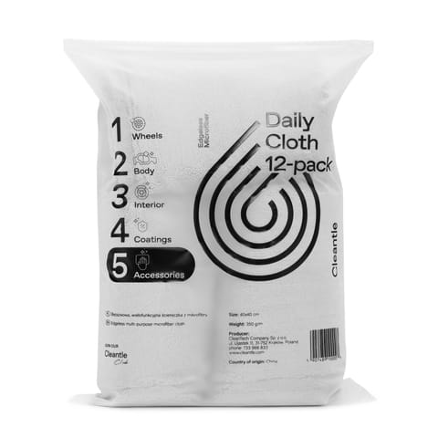 ⁨Cleantle Daily Cloth 12pak - uniwersalna mikrofibra zestaw 12 szt.⁩ w sklepie Wasserman.eu