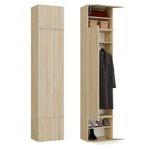 ⁨Garderoba Szafa HAGA 1SZ DĄB SONOMA⁩ w sklepie Wasserman.eu