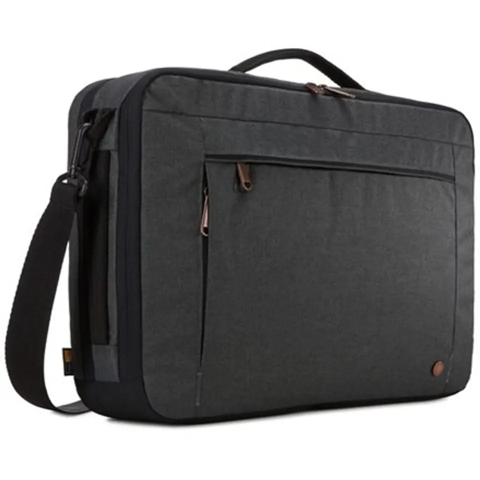 ⁨Case Logic | Pasuje do rozmiaru 15,6 " | Era Hybrid Briefcase | Messenger - Briefcase/Backpack | Obsidian | Pasek na ramię⁩ w sklepie Wasserman.eu