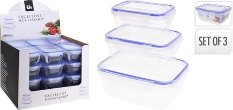 ⁨ZESTAW 3 POJEMNIKÓW PRÓŻNIOWYCH 400-1400ML⁩ w sklepie Wasserman.eu
