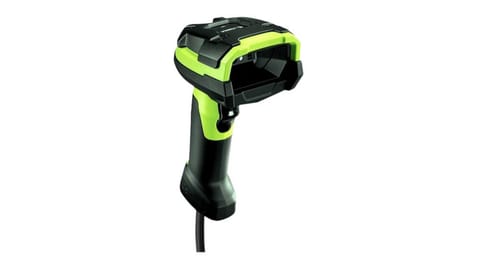 ⁨Zebra LI3608 Handheld bar code reader 1D Black, Green⁩ at Wasserman.eu