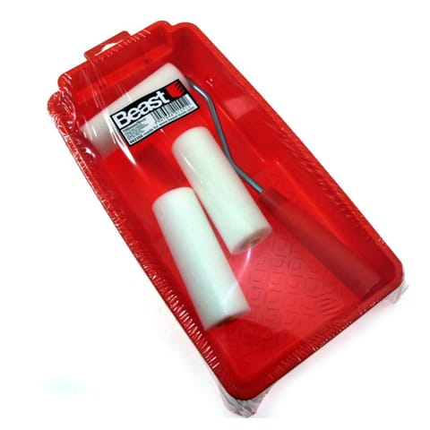 ⁨ZESTAW WAŁKÓW MALARSKICH GĄBKOWYCH Z KUWETĄ 3 sztuki⁩ w sklepie Wasserman.eu