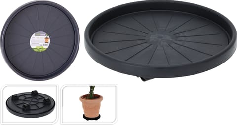 ⁨PODSTAWKA NA KÓŁKACH POD DONICZKĘ 38CM 2 RODZAJE⁩ w sklepie Wasserman.eu