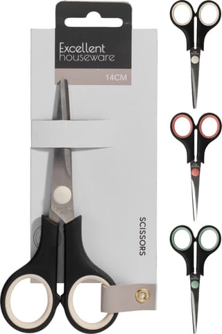 ⁨Nożyczki ze stali nierdzewnej 14 cm3 wzory⁩ w sklepie Wasserman.eu