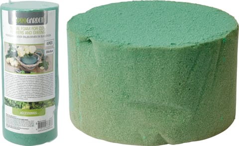 ⁨Zestaw 4 gąbek florystycznych z poliuretanu 8cm⁩ w sklepie Wasserman.eu