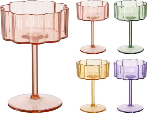 ⁨Kieliszek do koktajli z tworzywa AS 230ml 4 kolory do wyboru⁩ w sklepie Wasserman.eu