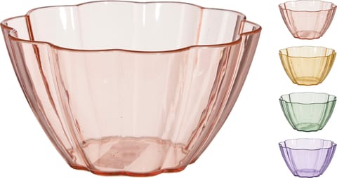 ⁨Niska miseczka z tworzywa AS 500 ml 4 kolory do wyboru⁩ w sklepie Wasserman.eu