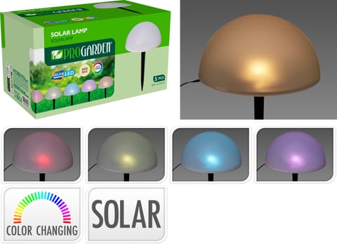 ⁨Girlanda świetlna solarna RGB z polipropylenu 5 szt.⁩ w sklepie Wasserman.eu