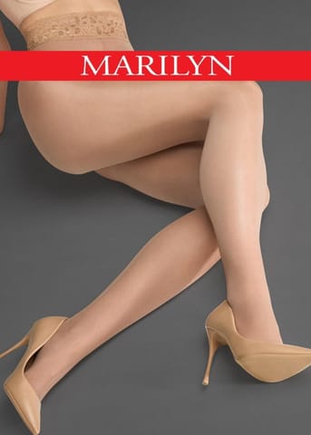⁨RAJSTOPY MARILYN NANO SILK LUX LINE (kolor nude, rozmiar S/M)⁩ w sklepie Wasserman.eu