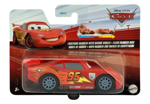 ⁨Cars 3 Lightning McQueen with Racing Wheels 1:43⁩ w sklepie Wasserman.eu