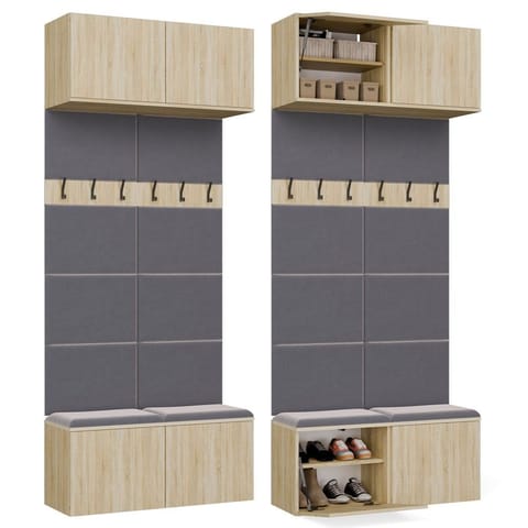 ⁨Garderoba Podwójny Wieszak HAGA II/2W DĄB SONOMA⁩ w sklepie Wasserman.eu