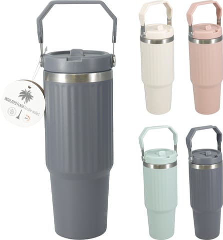 ⁨TERMOS ZE STALI NIERDZEWNEJ 900ML 24CM 4 KOLORY⁩ w sklepie Wasserman.eu