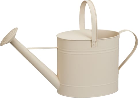 ⁨Duża konewka ogrodowa z ocynkowanego metalu 60 cm 7,5 L śmietankowa⁩ w sklepie Wasserman.eu