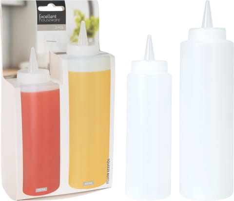 ⁨Zestaw 2 butelek do sosów 250/500ml⁩ w sklepie Wasserman.eu