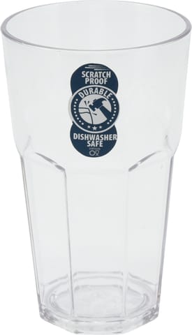 ⁨Szklanka nietłukąca do napojów z tworzywa AS 8x10,5 cm 370 ml⁩ w sklepie Wasserman.eu