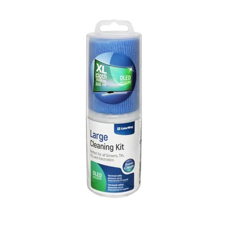 ⁨ColorWay Cleaning Kit Electronics Microfiber Cleaning Wipe, 300 ml⁩ at Wasserman.eu