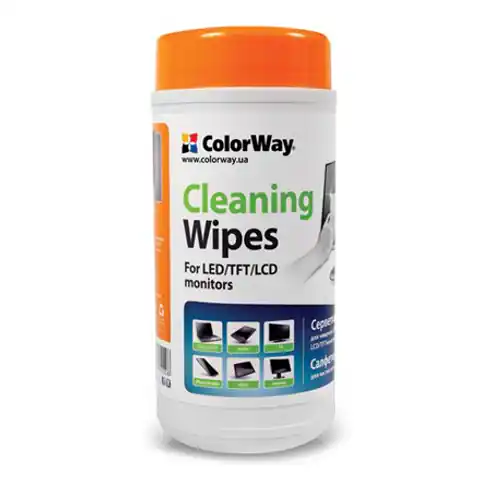 ⁨ColorWay Cleaning Wipes 100 pcs⁩ w sklepie Wasserman.eu