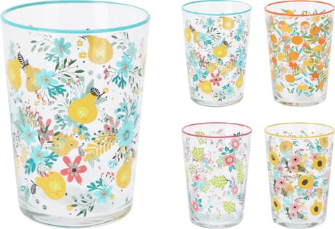 ⁨SZKLANKA 510ML 8X12CM SZKLANAOWOCOWY WZÓR⁩ w sklepie Wasserman.eu