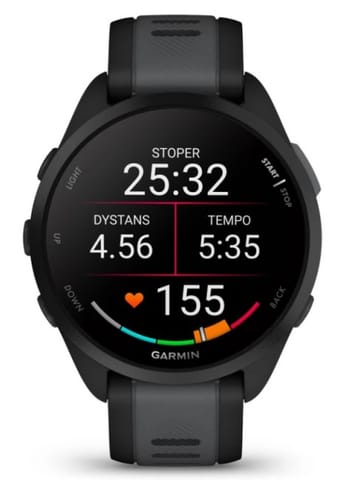 ⁨Forerunner 165 Music Czarny GARMIN Android Czarny⁩ w sklepie Wasserman.eu