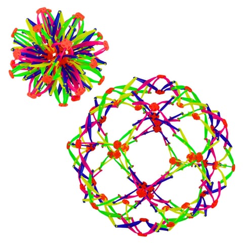 ⁨Magiczna Piłka Teleskopowa Rozkładana Dla Dzieci Kolorowa 18/32cm⁩ w sklepie Wasserman.eu