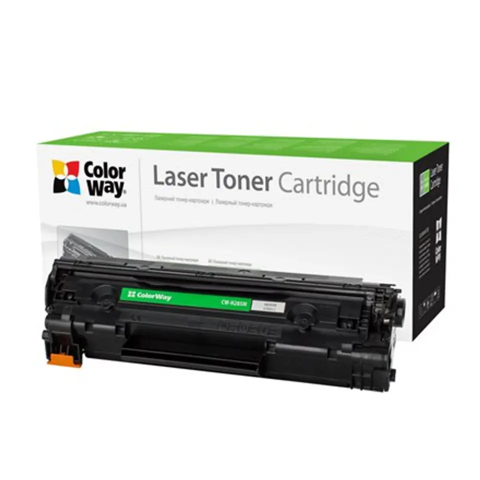 ⁨ColorWay Econom Toner Cartridge, Black, HP CE285A; Canon 725 used Tractor⁩ at Wasserman.eu