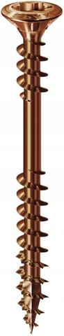 ⁨WKRĘT FASADOWY (100) A2 ANTYK TX 4.5*60MM STARE ZŁOTO⁩ w sklepie Wasserman.eu