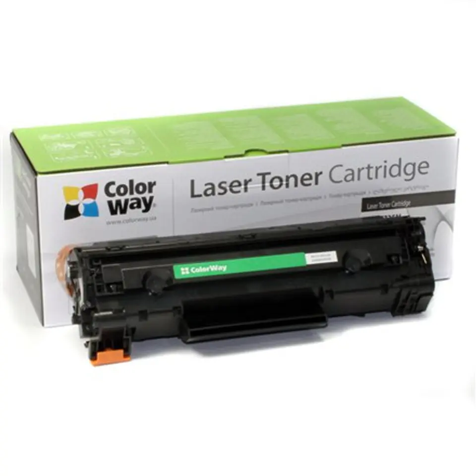 ⁨ColorWay Toner Cartridge, Black, Canon: 725, HP CE285A⁩ at Wasserman.eu