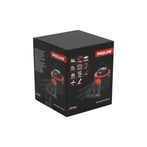 ⁨WORKSHOP VACUUM CLEANER, 600W, 5L, 8 ACCESSORIES⁩ at Wasserman.eu