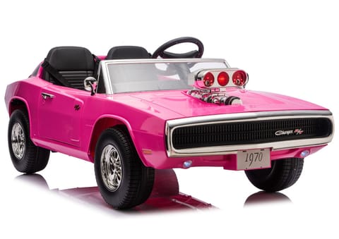 ⁨Auto Na Akumulator Dodge Charger R/T DLS-K12 24V7Ah Różowy⁩ w sklepie Wasserman.eu