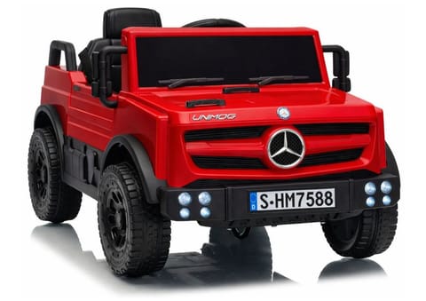 ⁨Auto Na Akumulator Mercedes Unimog HM7588 6V4Ah Czerwony⁩ w sklepie Wasserman.eu