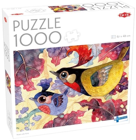 ⁨Puzzle 1000 Water color birds⁩ w sklepie Wasserman.eu