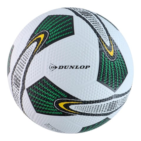 Dunlop - Piłka nożna treningowa street r. 5 (biały / zielony) w sklepie Wasserman.eu