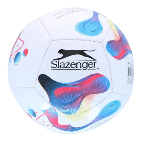 ⁨Slazenger - Piłka nożna treningowa mini dla dzieci 12 paneli r.2 (biały / niebieski)⁩ w sklepie Wasserman.eu