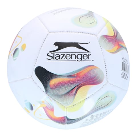 Slazenger - Piłka nożna treningowa mini dla dzieci 12 paneli r.2 (biały / żółty) w sklepie Wasserman.eu