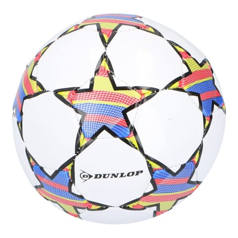 Dunlop - Piłka nożna treningowa mini dla dzieci 32 panele r.2 (biały / czerwony) w sklepie Wasserman.eu