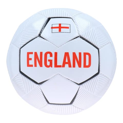 ⁨Piłka nożna treningowa England 32 panele r. 5 (biały / czerwony)⁩ w sklepie Wasserman.eu