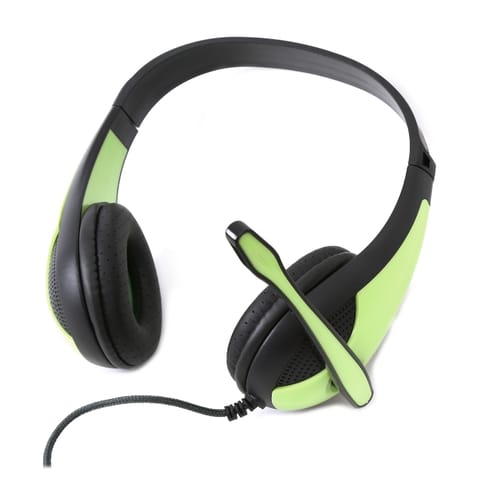 ⁨FREESTYLE HI-FI STEREO SŁUCHAWKI NAUSZNE MIC ADAPTER HEADPHONES GREEN [42677]⁩ w sklepie Wasserman.eu