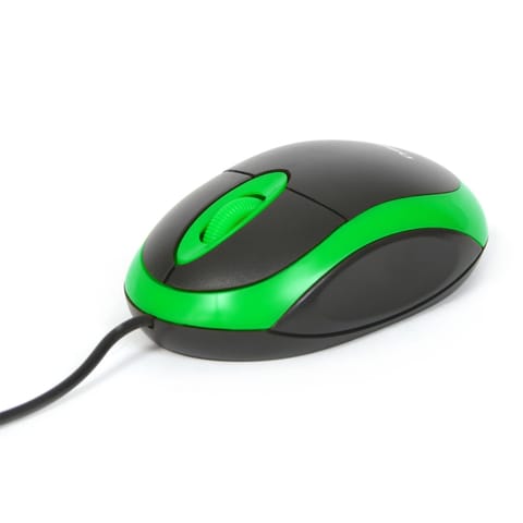 ⁨OMEGA MYSZ MOUSE 1200DPI VALUE LINE BLACK GREEN [41879] TE⁩ w sklepie Wasserman.eu