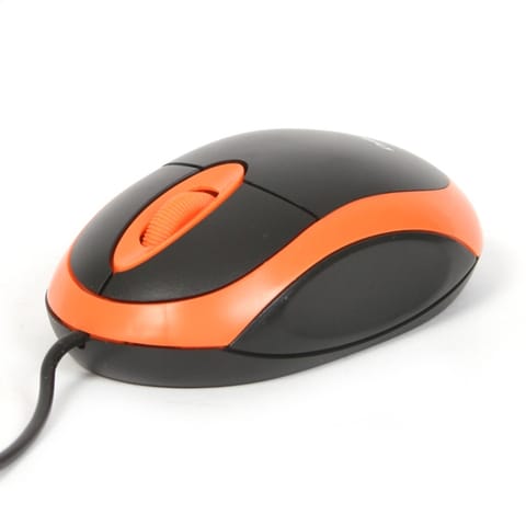 ⁨OMEGA MYSZ MOUSE 1200DPI VALUE LINE BLACK ORANGE [41645] TE⁩ w sklepie Wasserman.eu