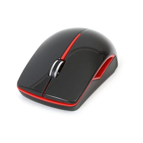 ⁨PLATINET MYSZ BEZPRZEWODOWA MOUSE WIRELESS 1200 DPI BLACK RED [43110]⁩ w sklepie Wasserman.eu